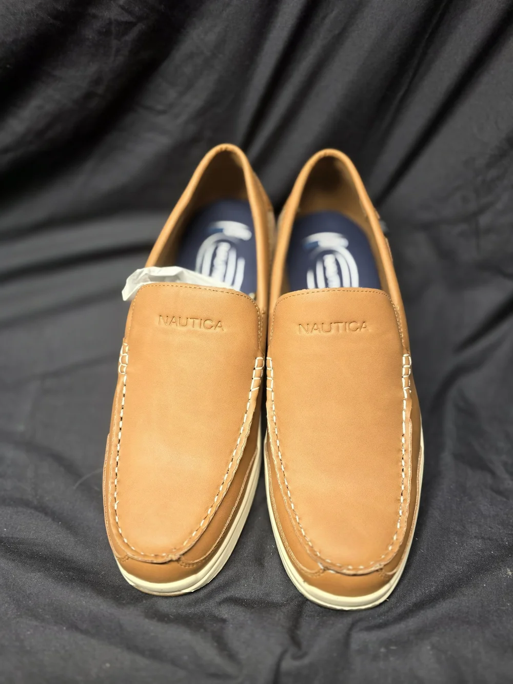Nautica Bidwell Men's Slip-On Loafers Size 12 Tan Sahara-T MN10153M New in Box